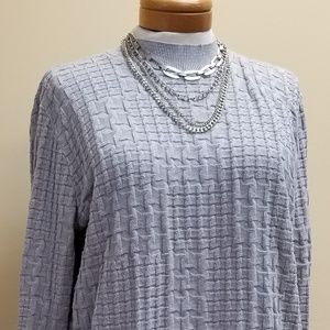 💙 Dove Gray Mock Sweater